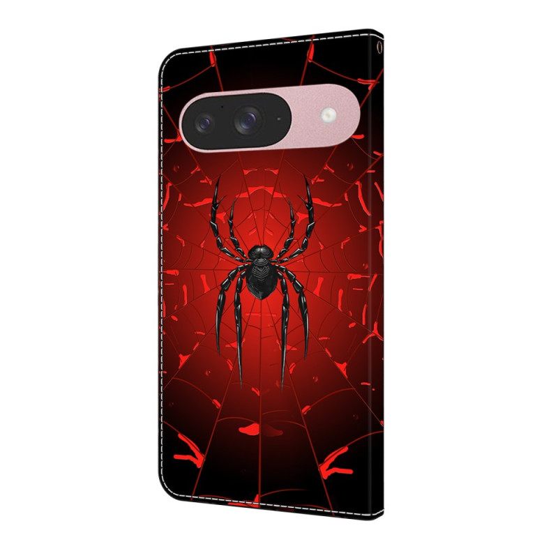Flip Case Leren Google Pixel 10 / 10 Pro Spin