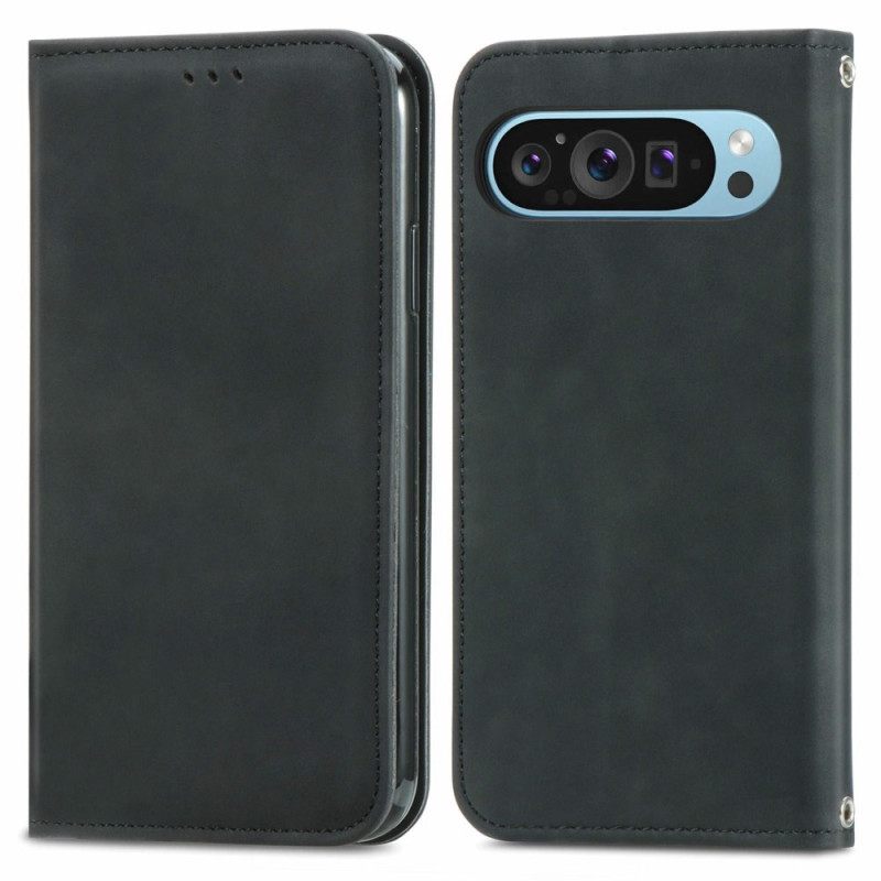 Folio-hoesje Google Pixel 10 / 10 Pro Suède-effect Bescherming Hoesje