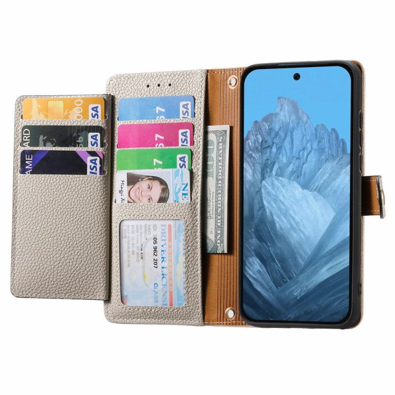 Folio-hoesje Google Pixel 10 / 10 Pro Telefoonhoesje Hartvormig Ontwerp Met Rfid-blokkering