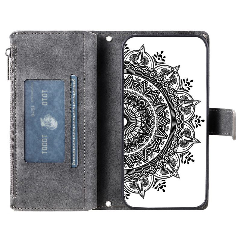 Folio-hoesje Google Pixel 10 / 10 Pro Telefoonhoesje Mandala Portemonnee Met Suède-effect