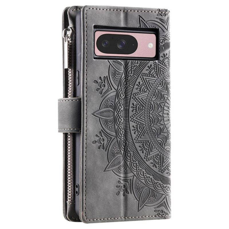 Folio-hoesje Google Pixel 10 / 10 Pro Telefoonhoesje Mandala Portemonnee Met Suède-effect