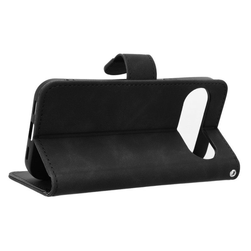 Folio-hoesje Google Pixel 10 / 10 Pro Telefoonhoesje Suède-effect