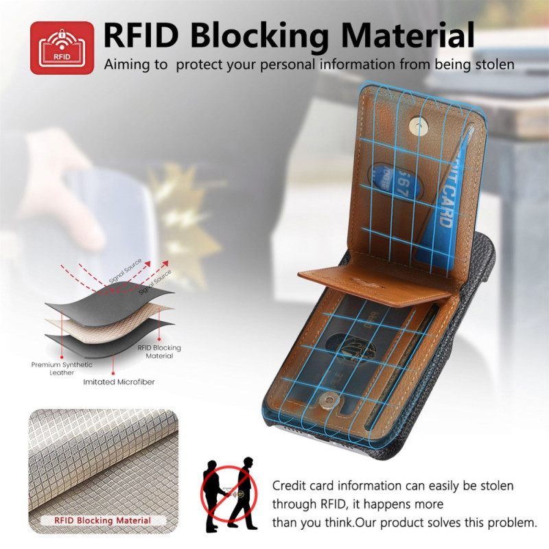 Hoesje Google Pixel 10 / 10 Pro Kaarthouder En Spiegel Bescherming Hoesje