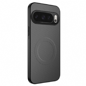 Hoesje Google Pixel 10 / 10 Pro Magsafe Compatibel Koolstofvezel Bescherming Hoesje