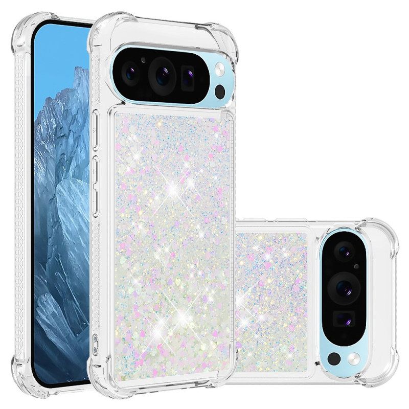 Hoesje Google Pixel 10 / 10 Pro Pailletten Bescherming Hoesje