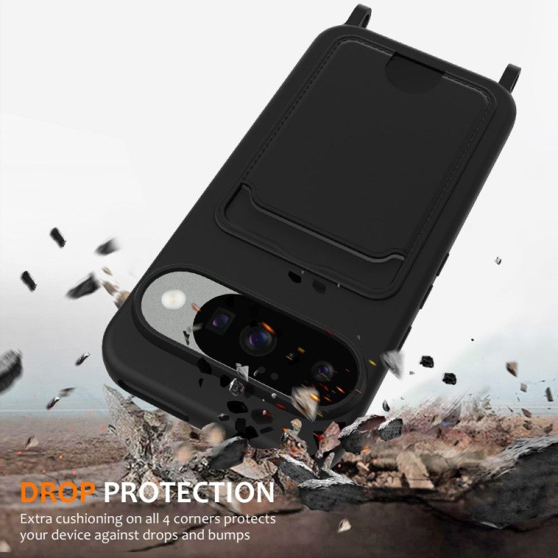 Hoesje Google Pixel 10 / 10 Pro Siliconen Kaarthouder