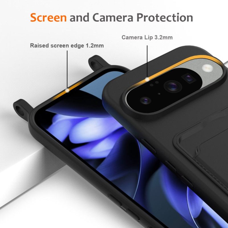 Hoesje Google Pixel 10 / 10 Pro Siliconen Kaarthouder