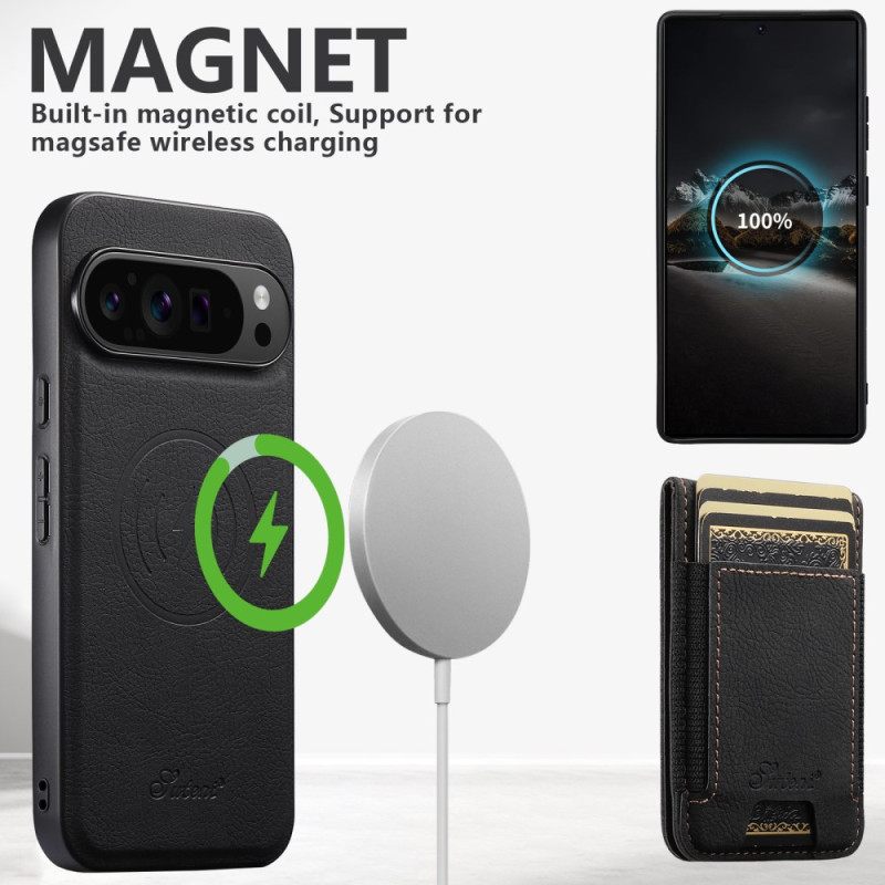 Hoesje Google Pixel 10 / 10 Pro Suteni Magnetische Kaarthouder