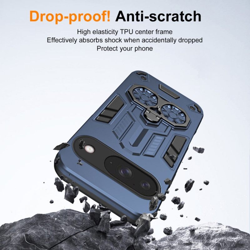 Hoesje Google Pixel 10 / 10 Pro Ultrabestendig Met Ringhouder Bescherming Hoesje