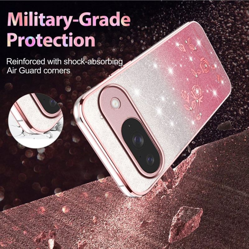 Hoesje Voor Google Pixel 10 / 10 Pro Kadem Strasssteentjes