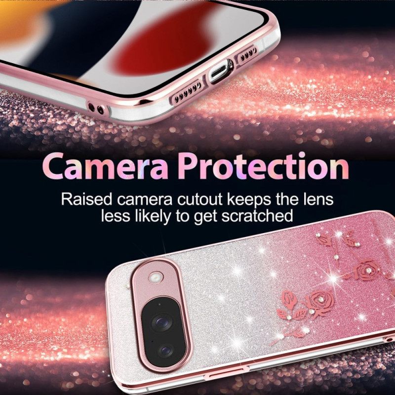 Hoesje Voor Google Pixel 10 / 10 Pro Kadem Strasssteentjes