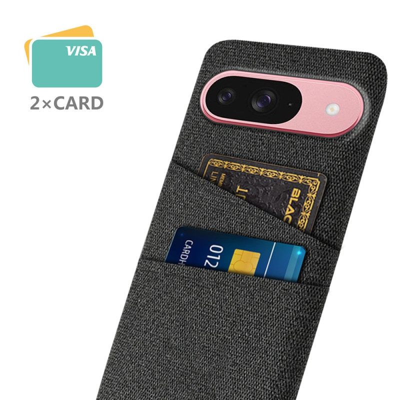 Hoesje Voor Google Pixel 10 / 10 Pro Stoffen Kaarthouder
