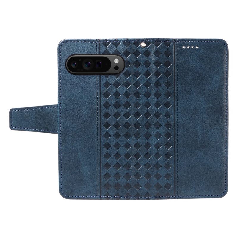 Leren Hoesje Google Pixel 10 / 10 Pro Diamantrand Bescherming Hoesje