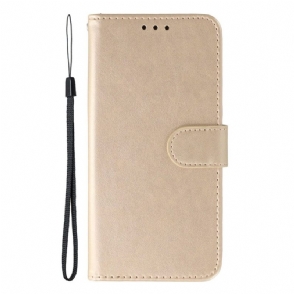 Leren Hoesje Google Pixel 10 / 10 Pro Kunstleer-effect Met Bandje Bescherming Hoesje