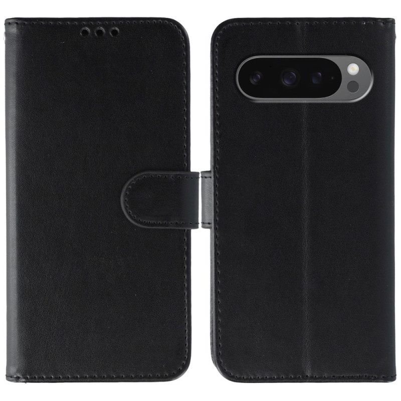 Leren Hoesje Google Pixel 10 / 10 Pro Kunstleer-effect Met Bandje Bescherming Hoesje