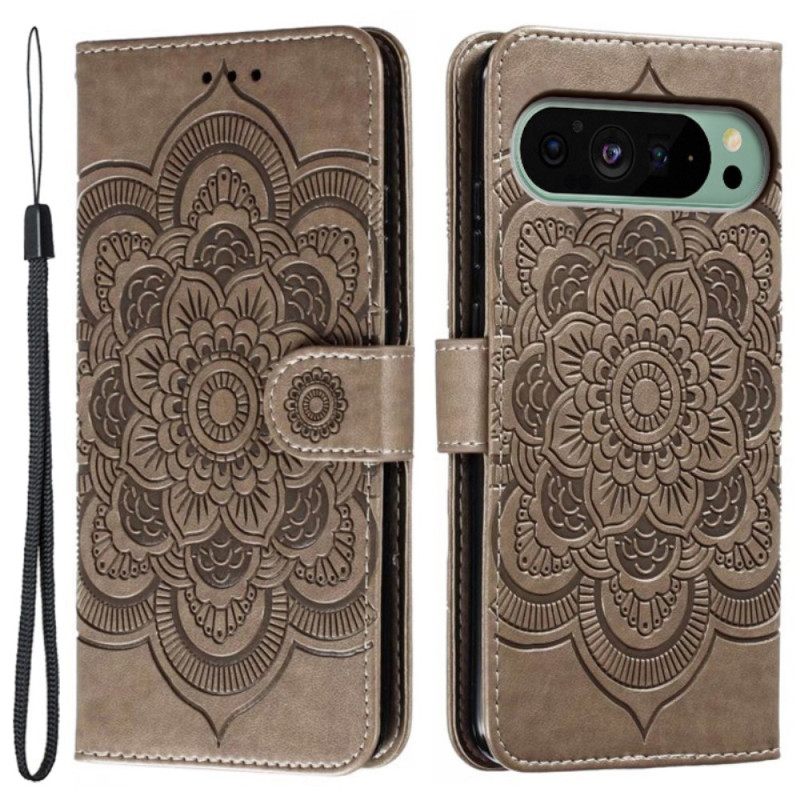 Leren Hoesje Google Pixel 10 / 10 Pro Mandala Patroon