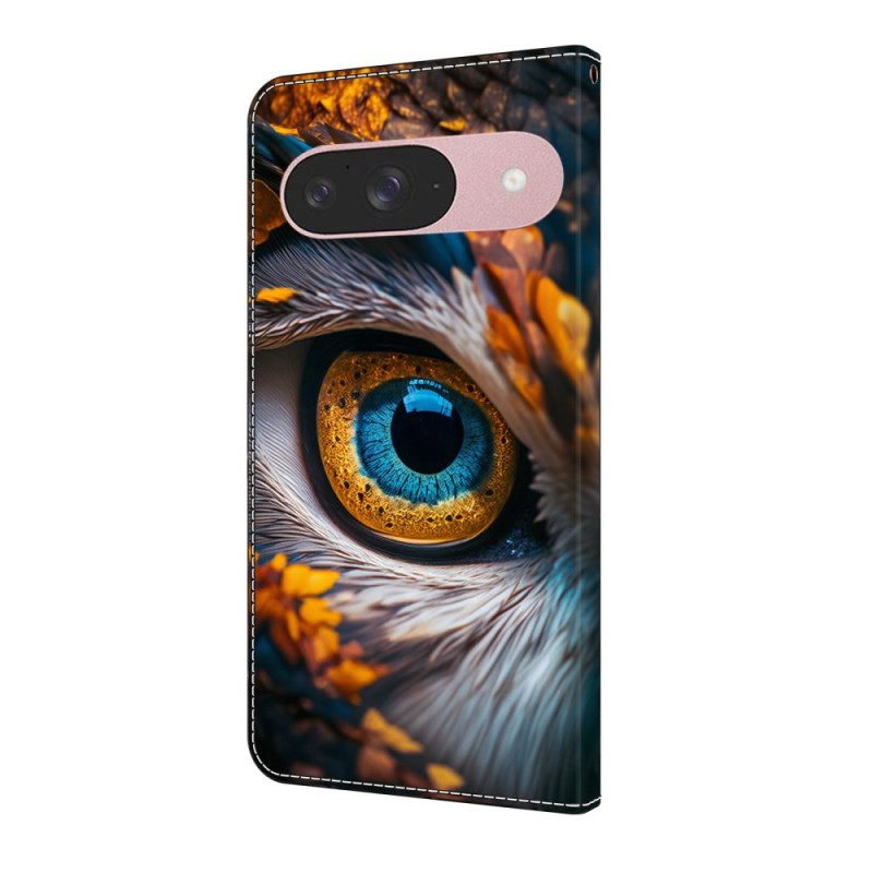 Leren Hoesje Voor Google Pixel 10 / 10 Pro Oog