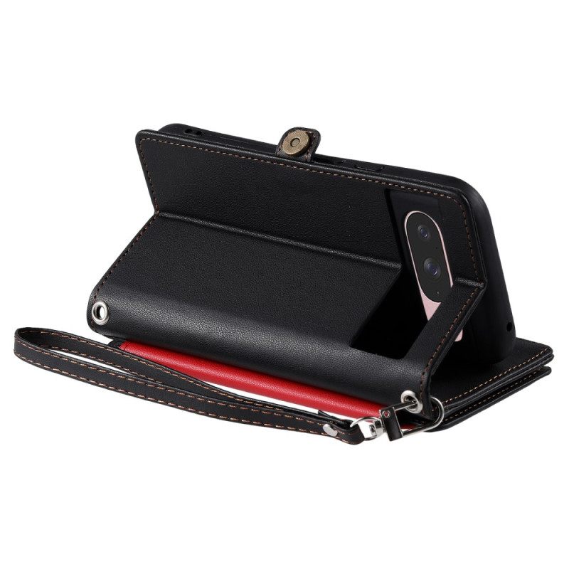 Leren Hoesje Voor Google Pixel 10 / 10 Pro Premium Portemonnee