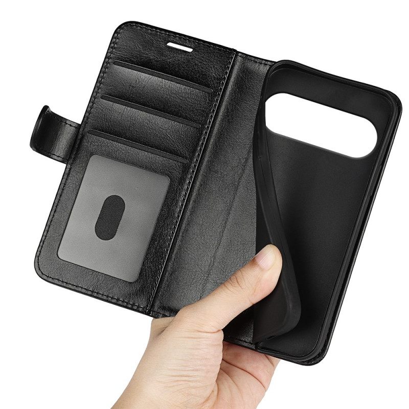 Leren Hoesje Voor Google Pixel 10 / 10 Pro Vintage