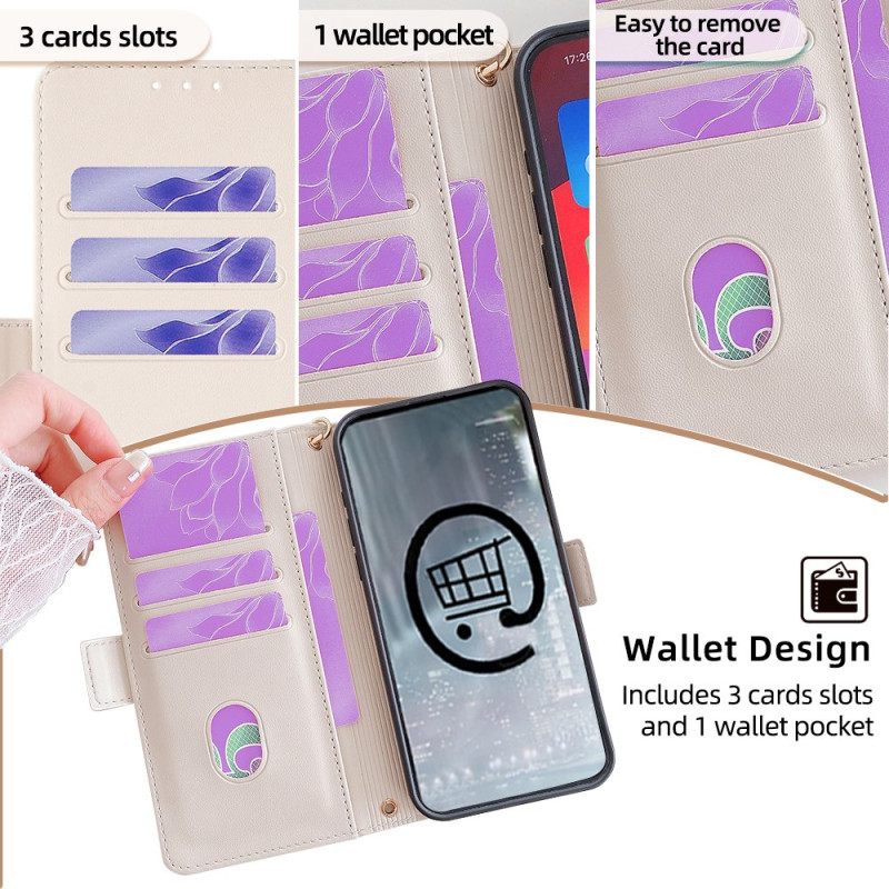 Flip Case Leren Xiaomi Redmi Note 14 Pro 5g Gouden Sluiting