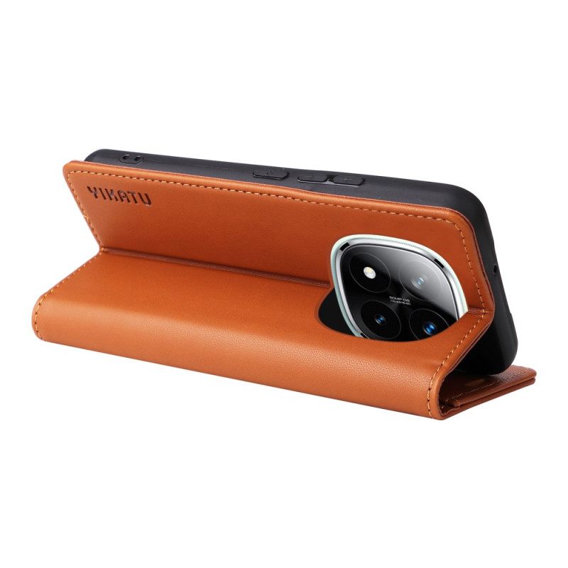 Folio-hoesje Voor Xiaomi Redmi Note 14 Pro 5g Yikatu Kunstleer