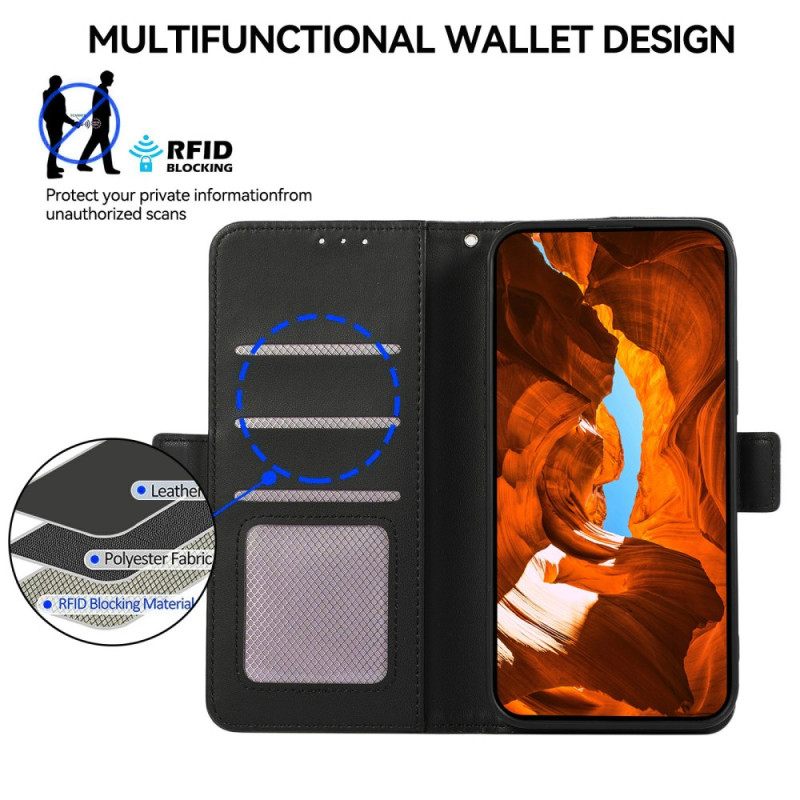 Folio-hoesje Xiaomi Redmi Note 14 Pro 5g Abeek Rfid-portemonnee