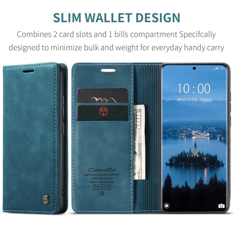 Folio-hoesje Xiaomi Redmi Note 14 Pro 5g Caseme Suède-effect