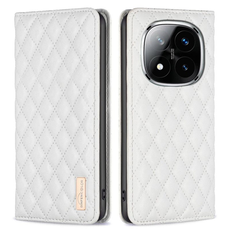 Folio-hoesje Xiaomi Redmi Note 14 Pro 5g Telefoonhoesje Binfen Color Gewatteerd