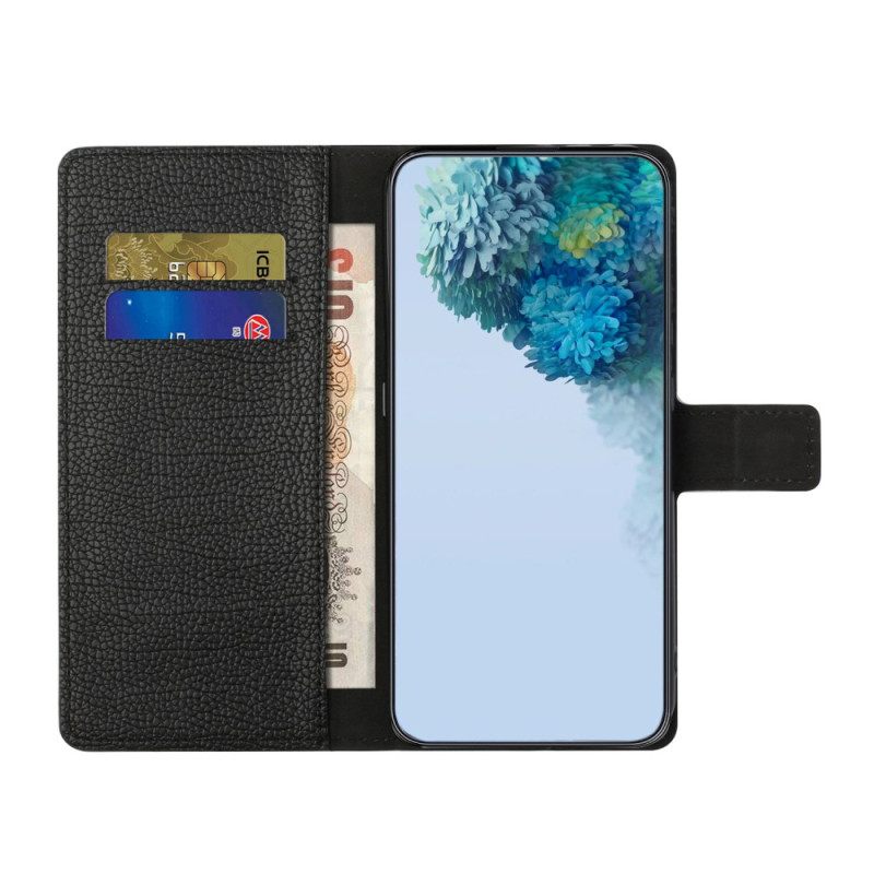 Folio-hoesje Xiaomi Redmi Note 14 Pro 5g Telefoonhoesje Lychee Textuur