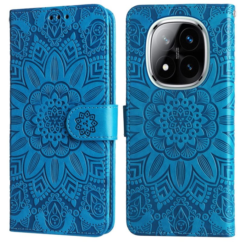 Folio-hoesje Xiaomi Redmi Note 14 Pro 5g Telefoonhoesje Opvallende Mandala