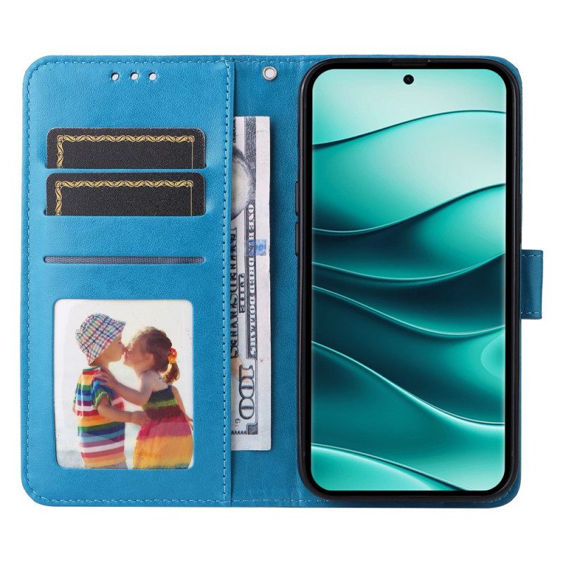Folio-hoesje Xiaomi Redmi Note 14 Pro 5g Telefoonhoesje Opvallende Mandala