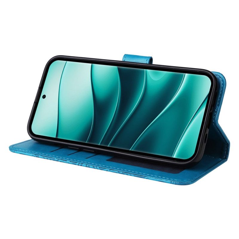 Folio-hoesje Xiaomi Redmi Note 14 Pro 5g Telefoonhoesje Opvallende Mandala