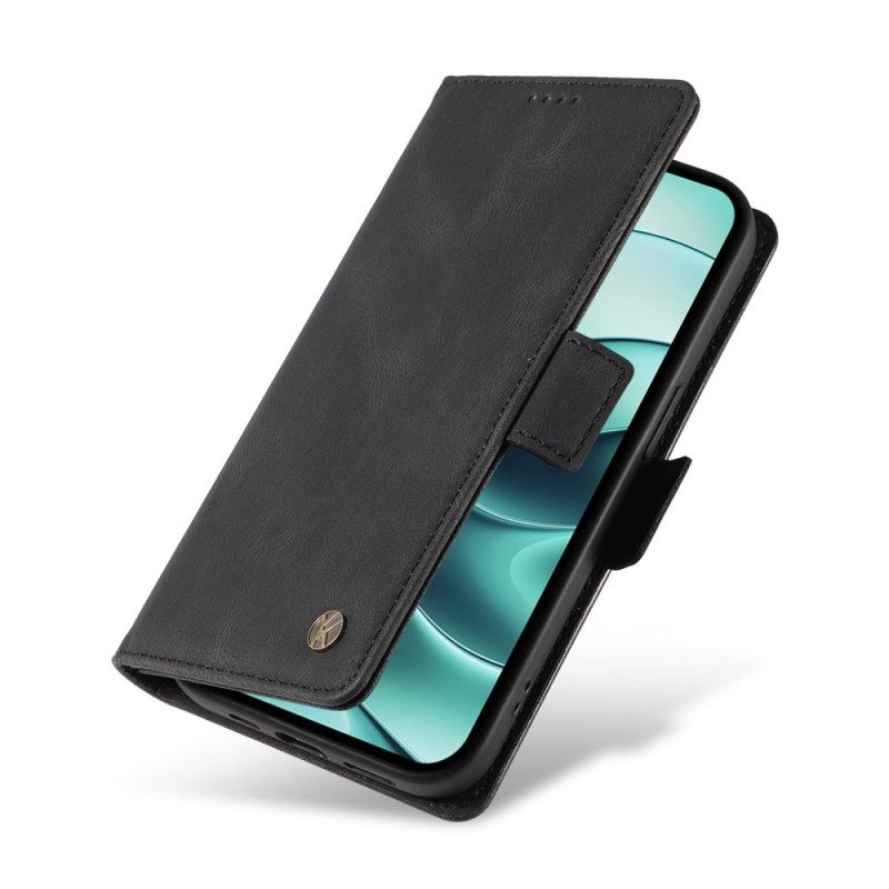 Folio-hoesje Xiaomi Redmi Note 14 Pro 5g Telefoonhoesje Ykatu Suède-effect