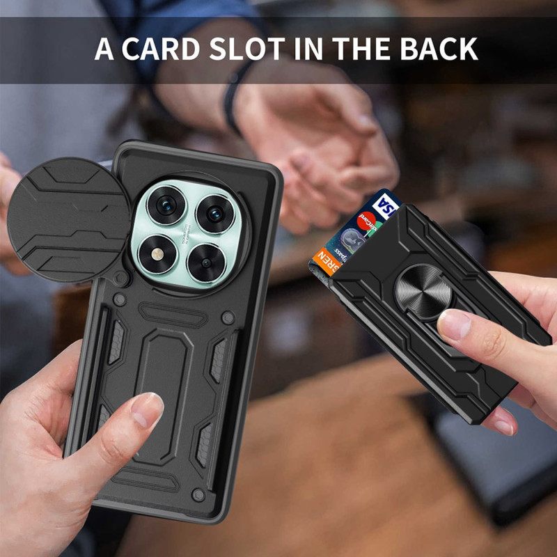 Hoesje Voor Xiaomi Redmi Note 14 Pro 5g Schuifbare Cameracover En Standaard