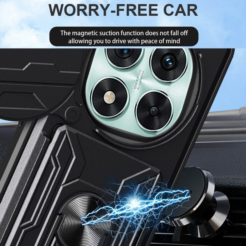 Hoesje Voor Xiaomi Redmi Note 14 Pro 5g Schuifbare Cameracover En Standaard