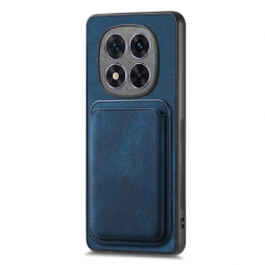 Hoesje Xiaomi Redmi Note 14 Pro 5g Afneembare Kaarthouder Met Lederlook Bescherming Hoesje