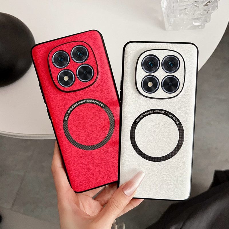 Hoesje Xiaomi Redmi Note 14 Pro 5g Magsafe-compatibel Leer-effect