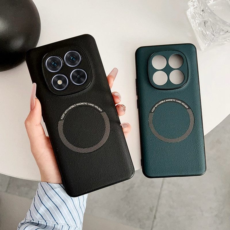 Hoesje Xiaomi Redmi Note 14 Pro 5g Magsafe-compatibel Leer-effect