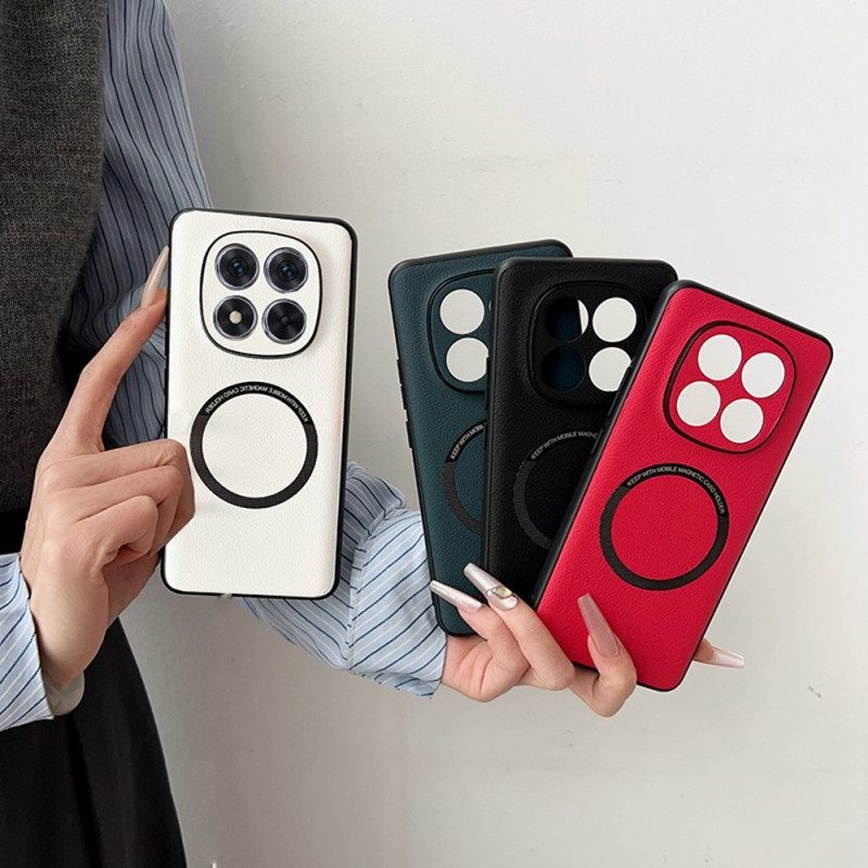 Hoesje Xiaomi Redmi Note 14 Pro 5g Magsafe-compatibel Leer-effect