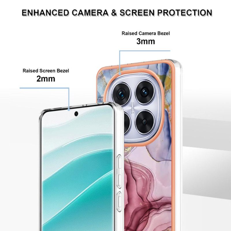 Hoesje Xiaomi Redmi Note 14 Pro 5g Marmerstijl