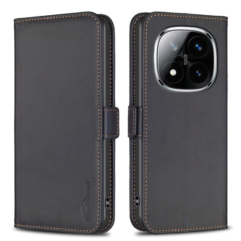 Leren Hoesje Voor Xiaomi Redmi Note 14 Pro 5g Binfen Color Lederlook