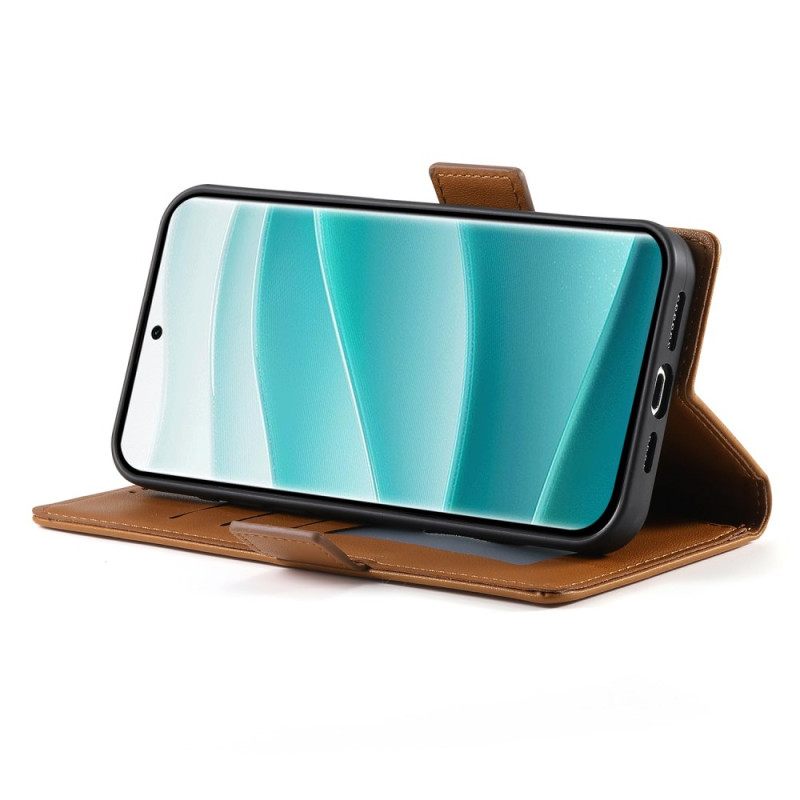 Leren Hoesje Voor Xiaomi Redmi Note 14 Pro 5g Stijlvol