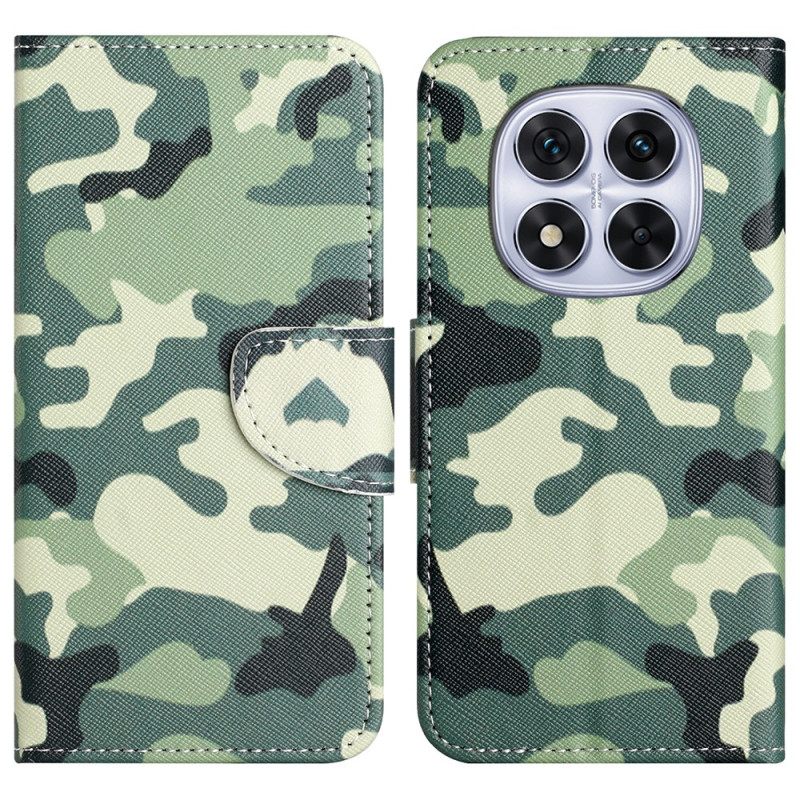 Leren Hoesje Xiaomi Redmi Note 14 Pro 5g Camouflage