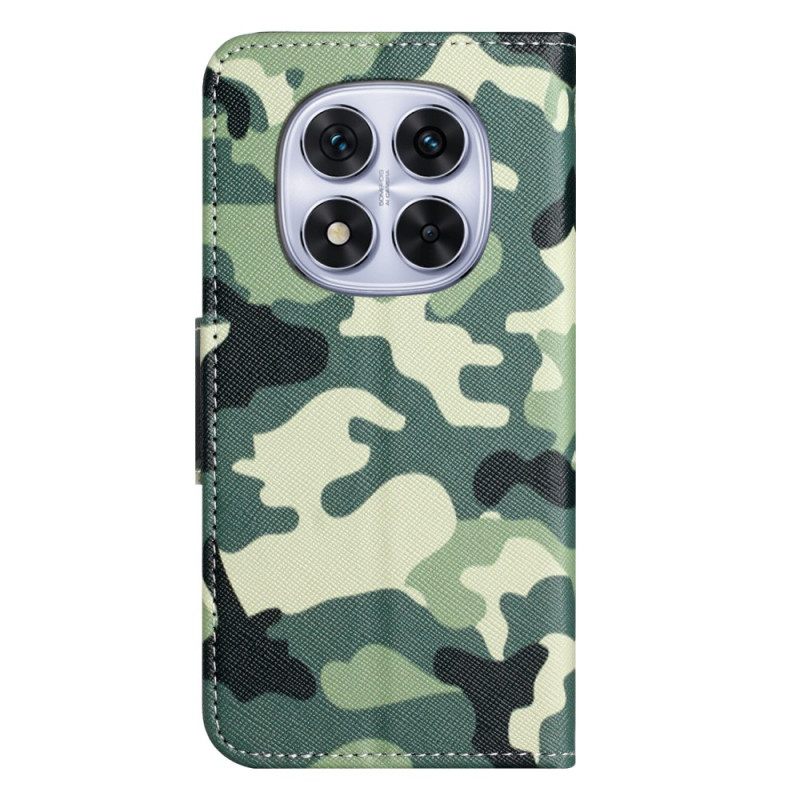 Leren Hoesje Xiaomi Redmi Note 14 Pro 5g Camouflage