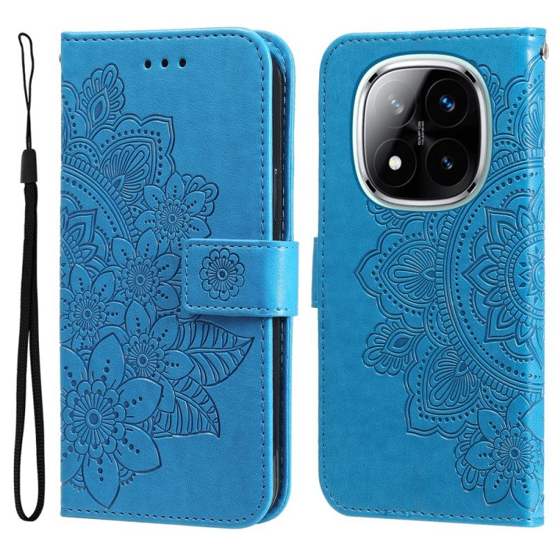 Leren Hoesje Xiaomi Redmi Note 14 Pro 5g Mandala-print Bescherming Hoesje
