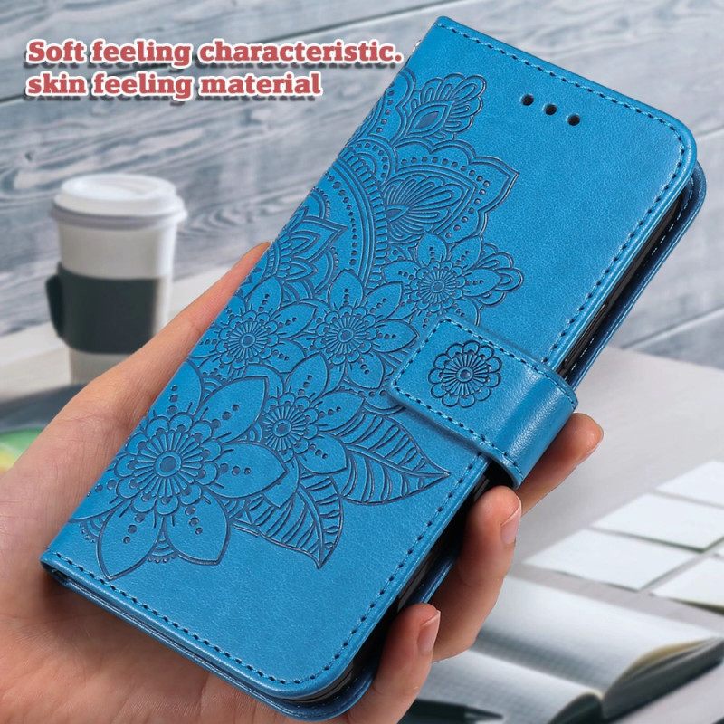 Leren Hoesje Xiaomi Redmi Note 14 Pro 5g Mandala-print Bescherming Hoesje