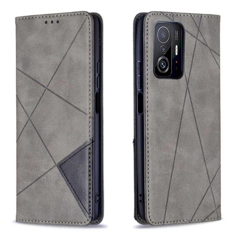 Folio-hoesje voor Xiaomi 11T / 11T Pro Anti-fall Célinia Stijl Lederen Kaarthouder