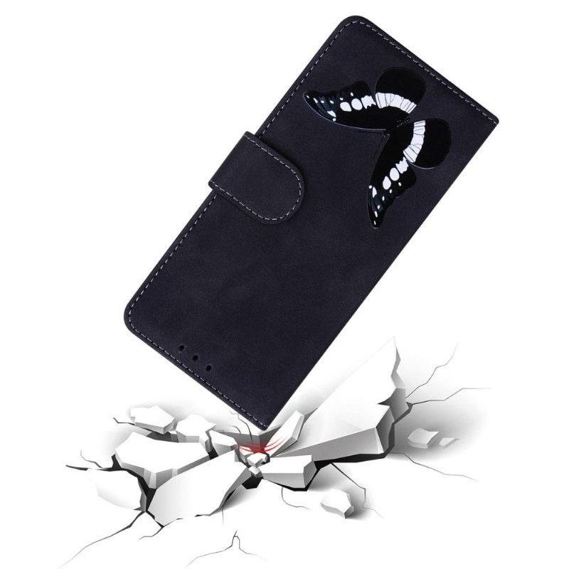Folio-hoesje voor Xiaomi 11T / 11T Pro Bescherming Hoesje Kleurrijke Vlinderbescherming