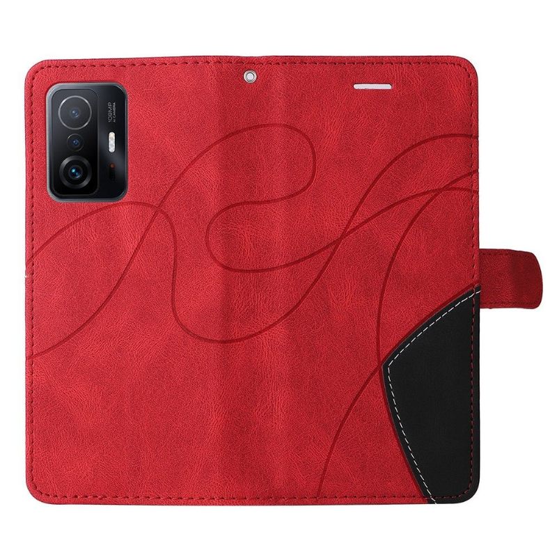 Folio-hoesje voor Xiaomi 11T / 11T Pro Bicolor Artistiek