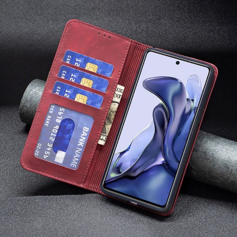 Folio-hoesje voor Xiaomi 11T / 11T Pro Binfen Color Flip Faux Leather